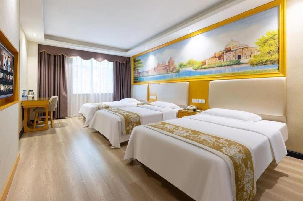 Greentree Inn Guangzhou Panyu Chimelong Happy World Business Hotel Exteriör bild