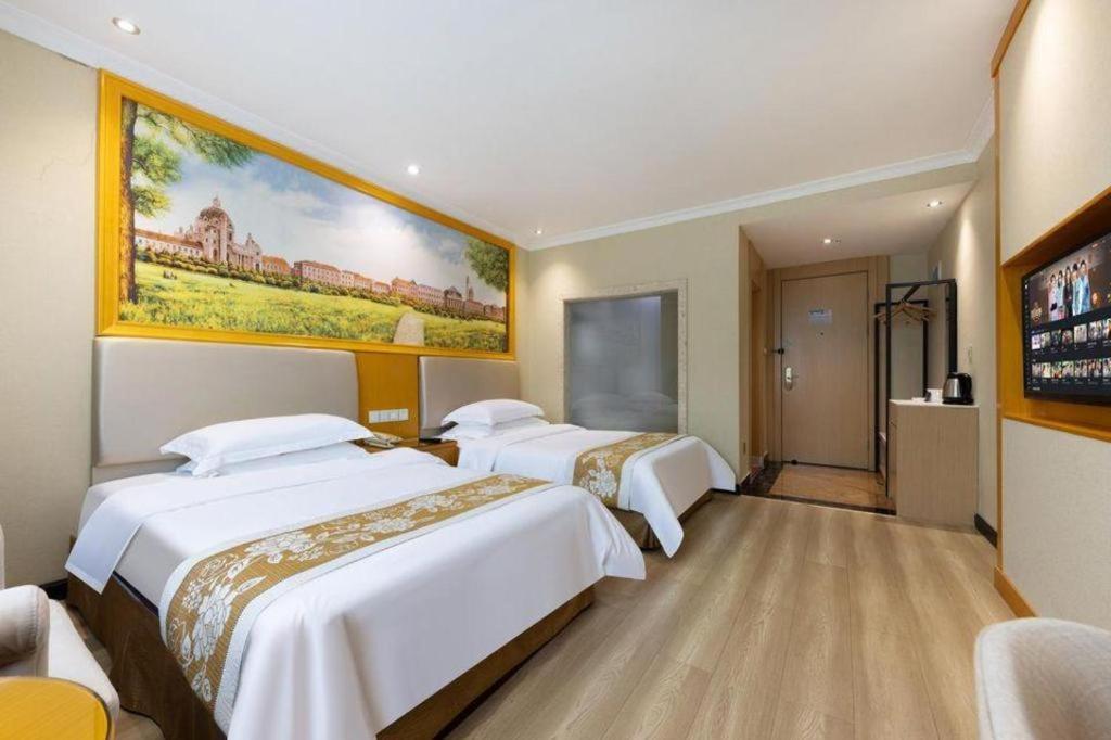 Greentree Inn Guangzhou Panyu Chimelong Happy World Business Hotel Exteriör bild